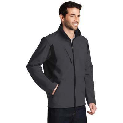 Port Authority® Back-Block Soft Shell Jacket