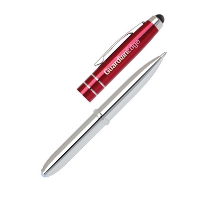 Stylus-400 L.E.D. Light & Aluminum Ballpoint Pen