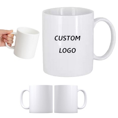 11 oz. White Ceramic Mug - Sublimation