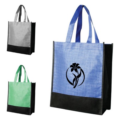 Compact Non-Woven Shopper with Expandable Gusset
