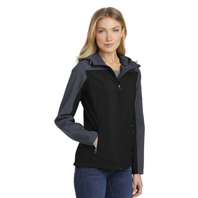 Port Authority® Women's Hooded Core Soft Shell Jacket