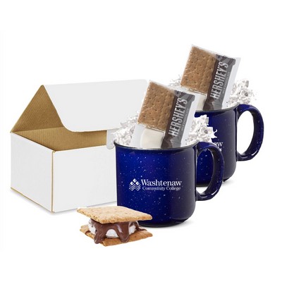 Set of Camper Mugs Boxed w/Smores Kits